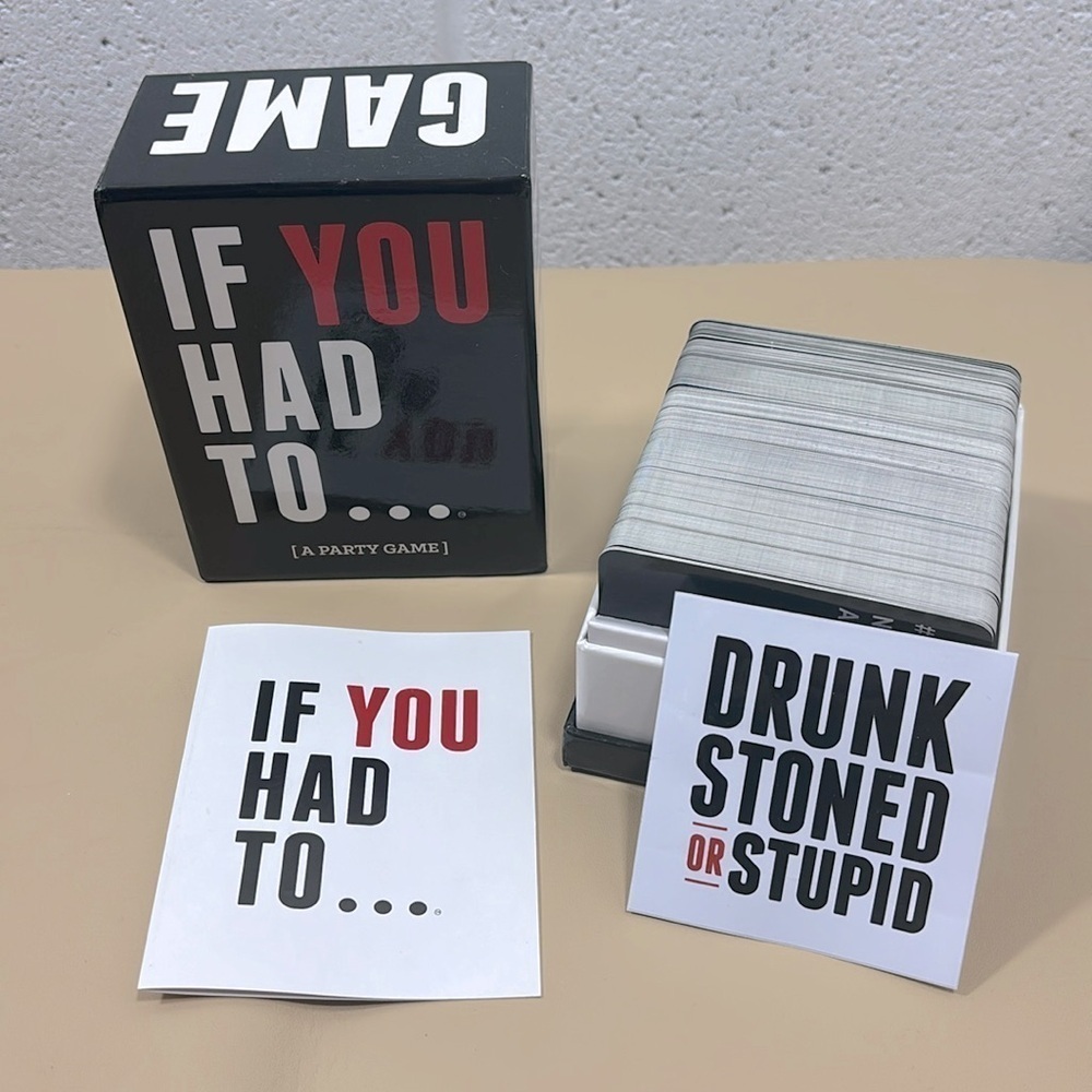 Party game “ if you had to…” game for adults 17+​​​​​​​